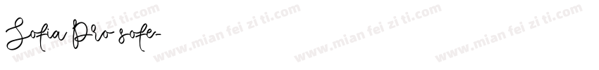 Sofia Pro sofe字体转换